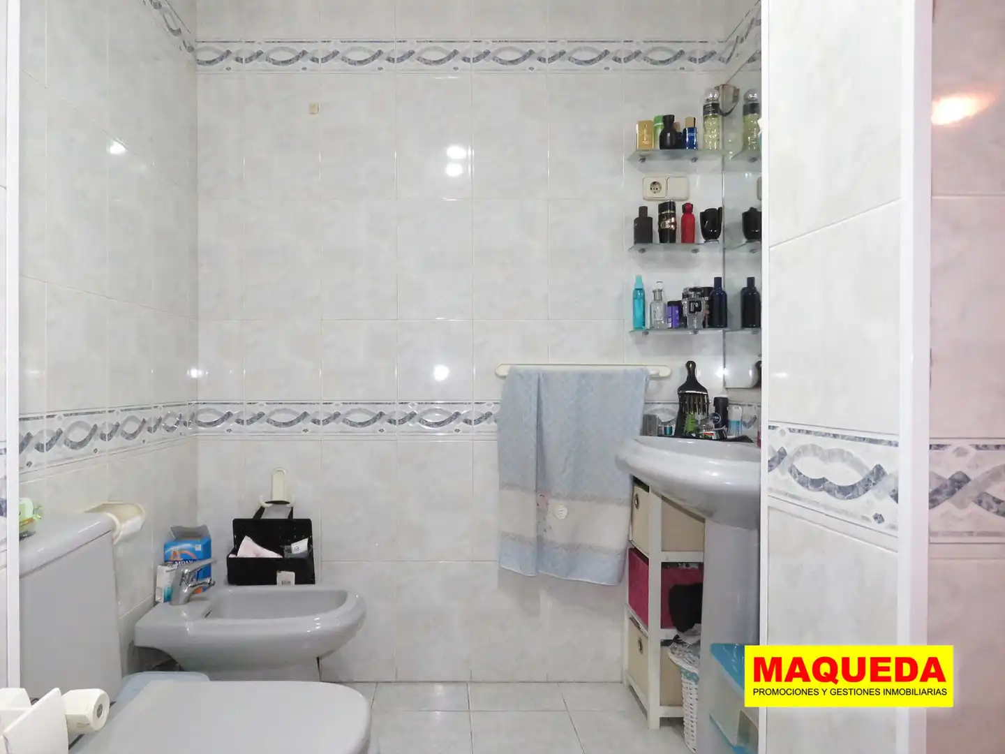 Badezimmer von Maisonette zum Verkauf in Alcorcón mit Klimaanlage, Heizung und Parkett