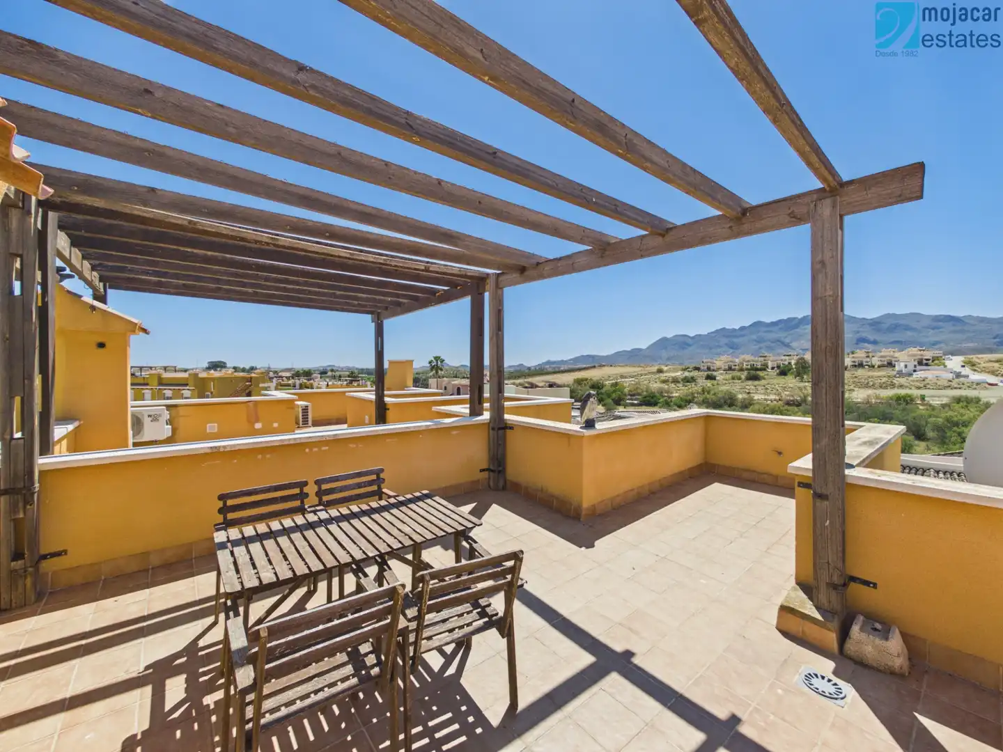 Terrassa de Casa adosada en venda en Los Gallardos amb Aire condicionat, Jardí privat i Terrassa