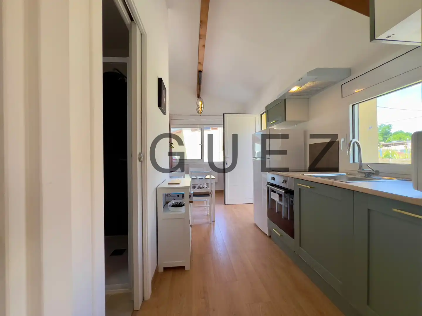Cocina de Apartamento de alquiler en Puigcerdà con Calefacción, Jardín privado y Amueblado