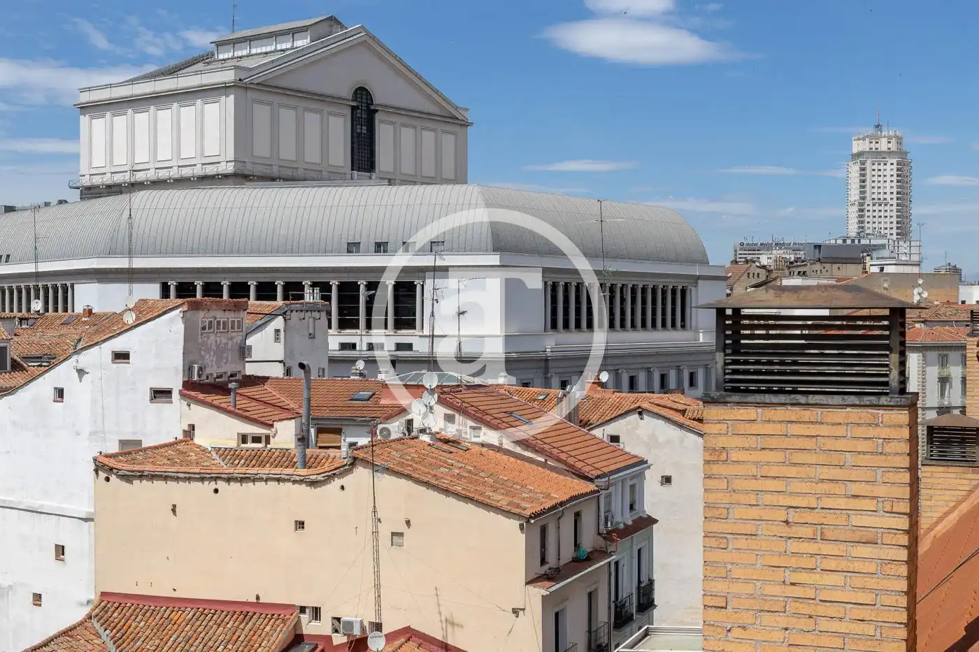 Vista exterior de Ático de alquiler en Madrid con Aire acondicionado, Calefacción y Amueblado