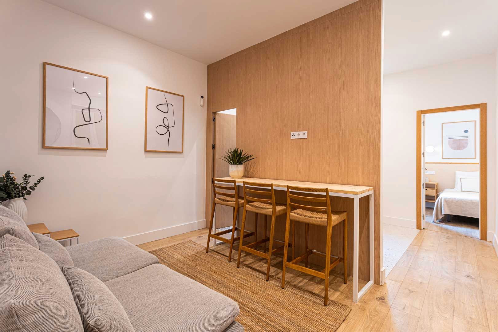 Sala de estar de Piso en venta en  Madrid Capital con Aire acondicionado y Calefacción