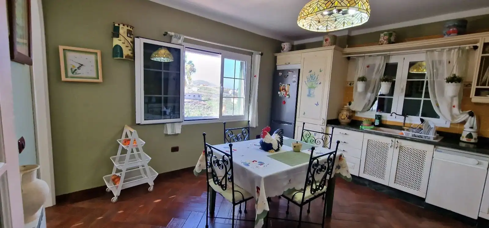 Comedor de Casa o chalet en venta en Firgas con Jardín privado, Piscina y Amueblado