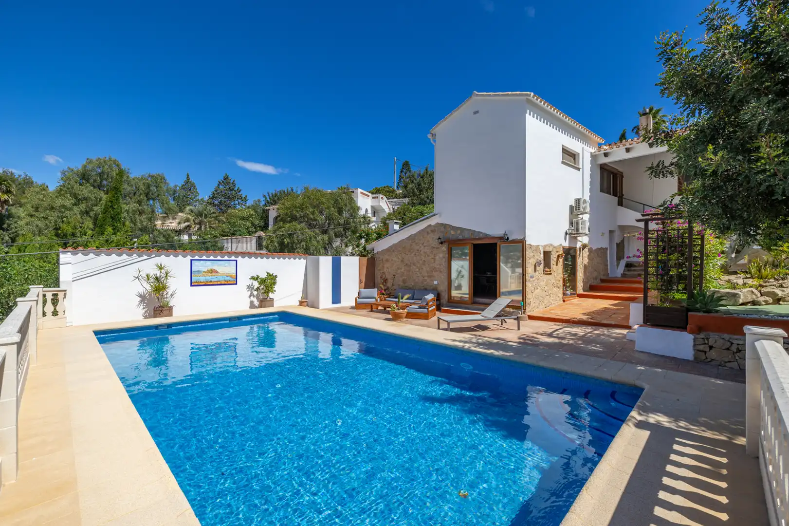 Exterior view of Houses for sale in Dénia  with Air Conditioner, Private garden and Terrace