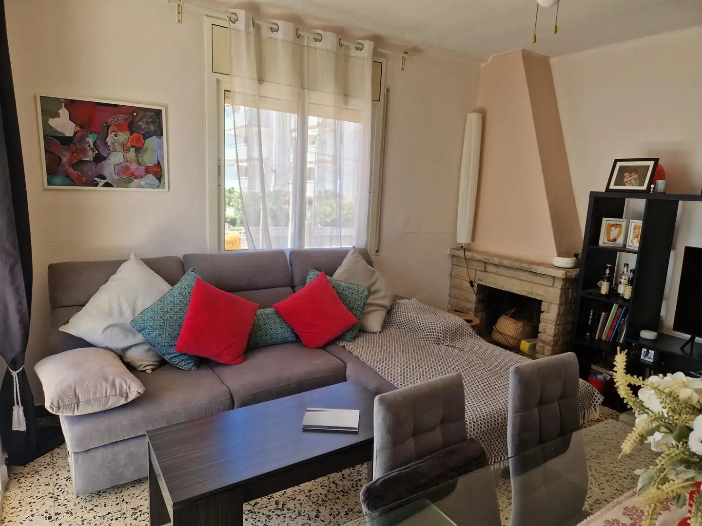 Wohnzimmer von Wohnungen zum Verkauf in Mont-roig del Camp mit Abstellraum und Balkon