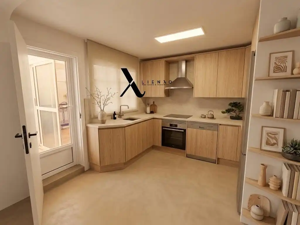 Cuina de Dúplex en venda en Lorca amb Aire condicionat, Jardí privat i Terrassa