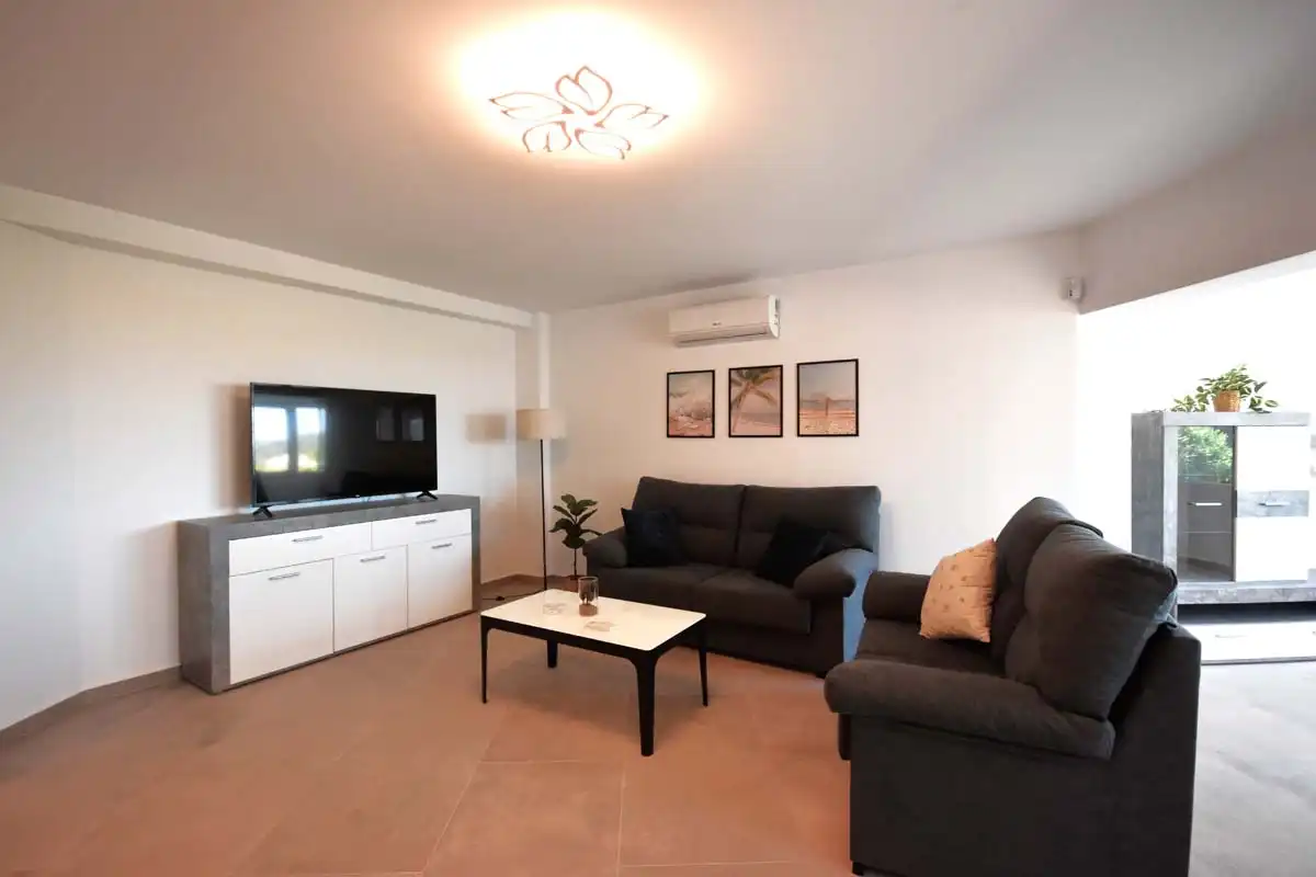 Sala de estar de Casa o chalet en venta en Calpe / Calp con Aire acondicionado, Jardín privado y Terraza