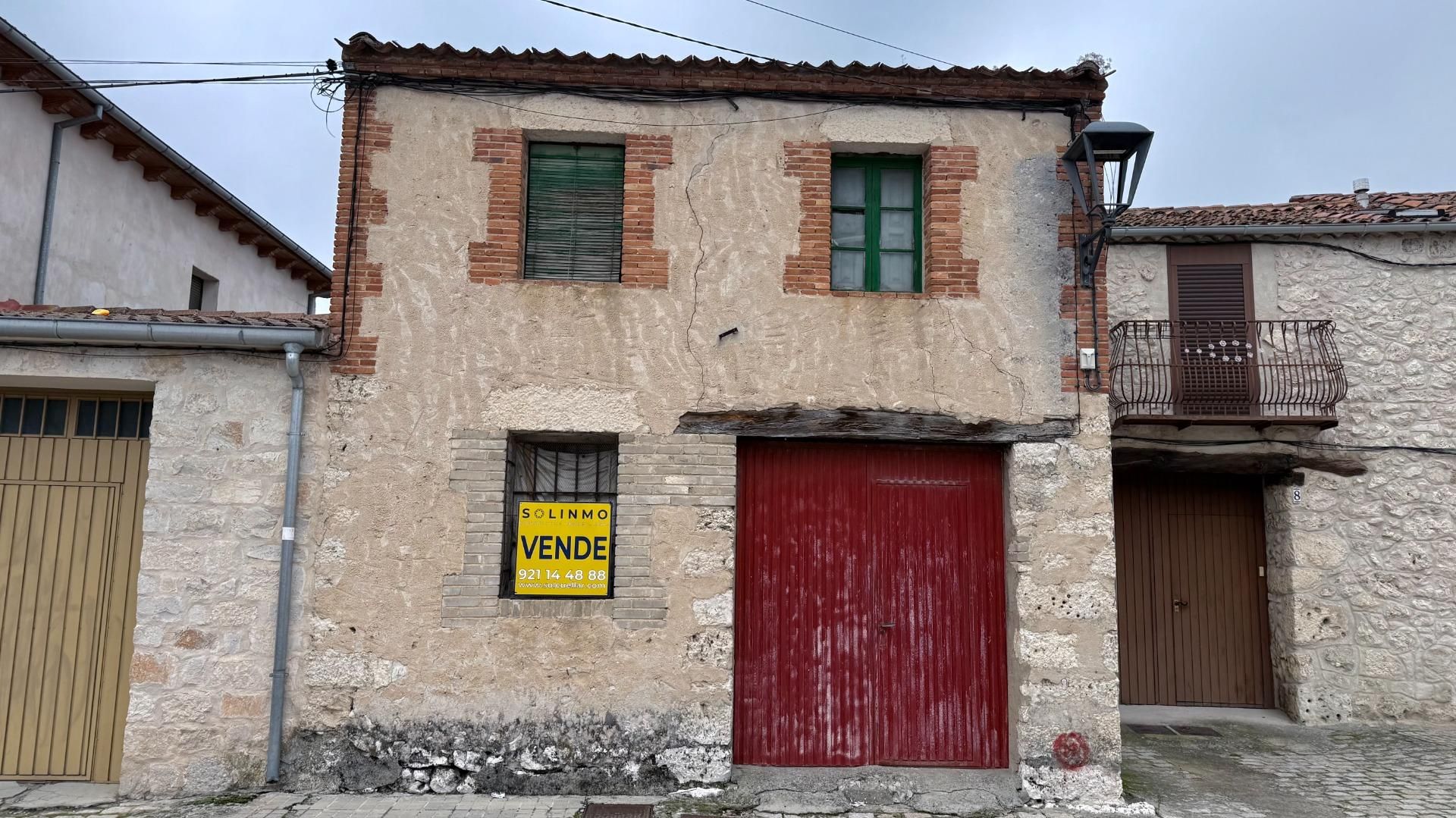 Vista exterior de Casa o chalet en venta en Hontalbilla con Jardín privado