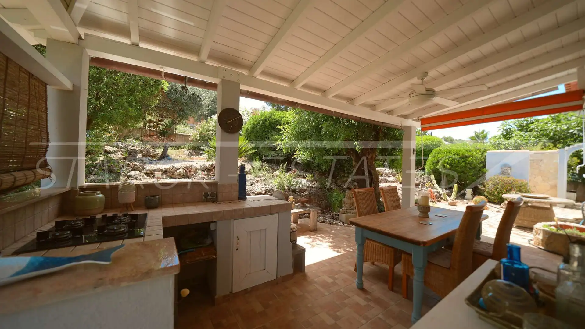 Terrace of Houses for sale in El Ràfol d'Almúnia  with Air Conditioner, Private garden and Swimming Pool