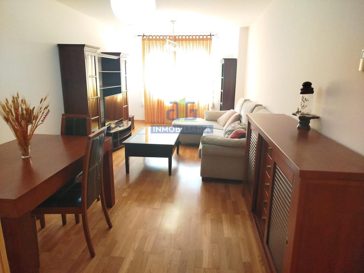 Living room of Flat for sale in San Andrés del Rabanedo  with Heating, Parquet flooring and Terrace