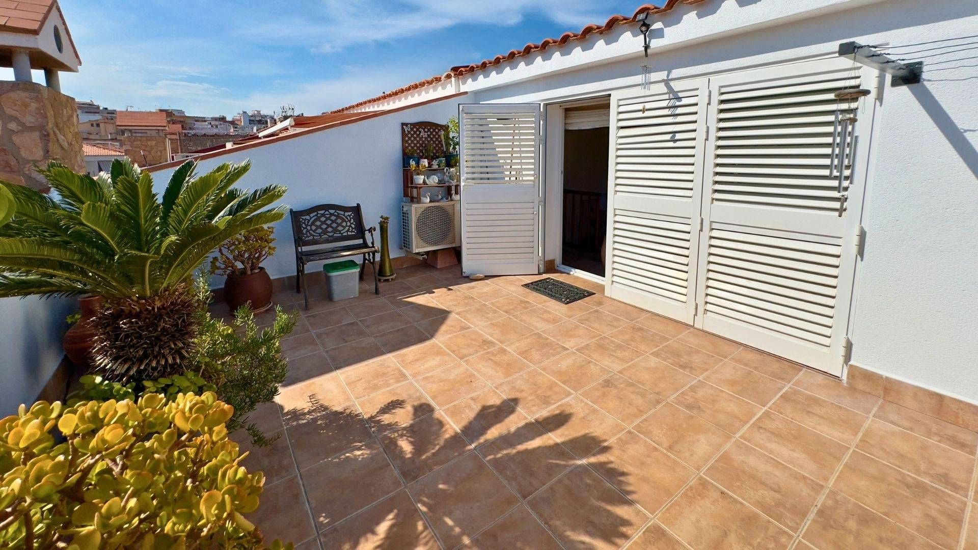 Terrassa de Casa adosada en venda en Malgrat de Mar amb Calefacció, Jardí privat i Terrassa