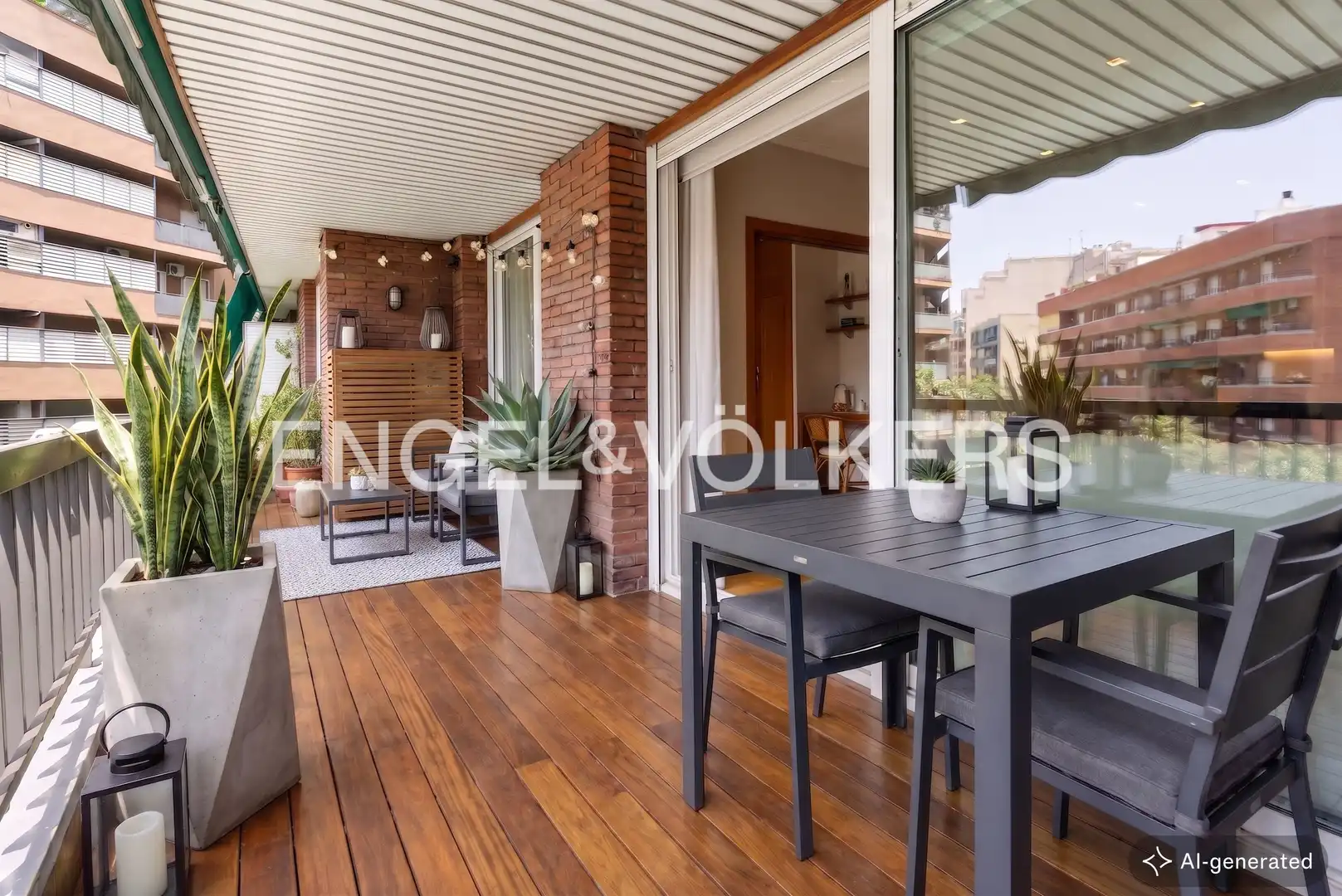 Terrace of Flat for sale in Barcelona  with Air Conditioner, Heating and Parquet flooring