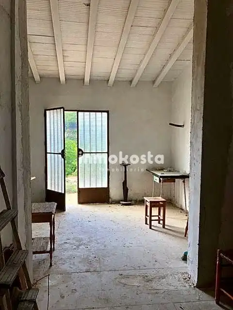 Sala de estar de Finca rústica en venta en Polop con Jardín privado