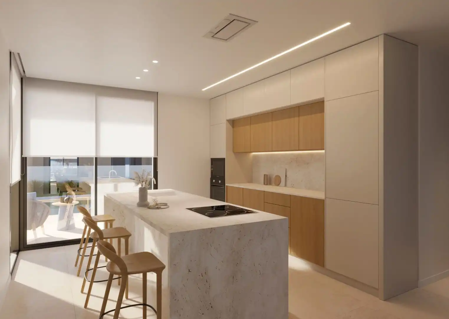 Cocina de Casa o chalet en venta en Molina de Segura con Aire acondicionado, Terraza y Balcón