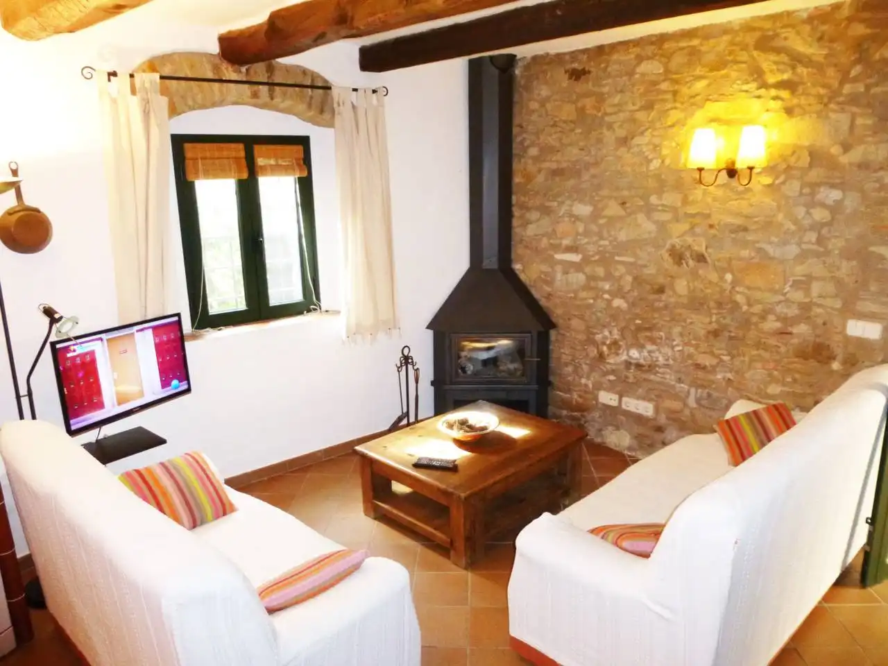 Living room of Apartments for rent in Palau-sator  with Air Conditioner, Heating and Furnished