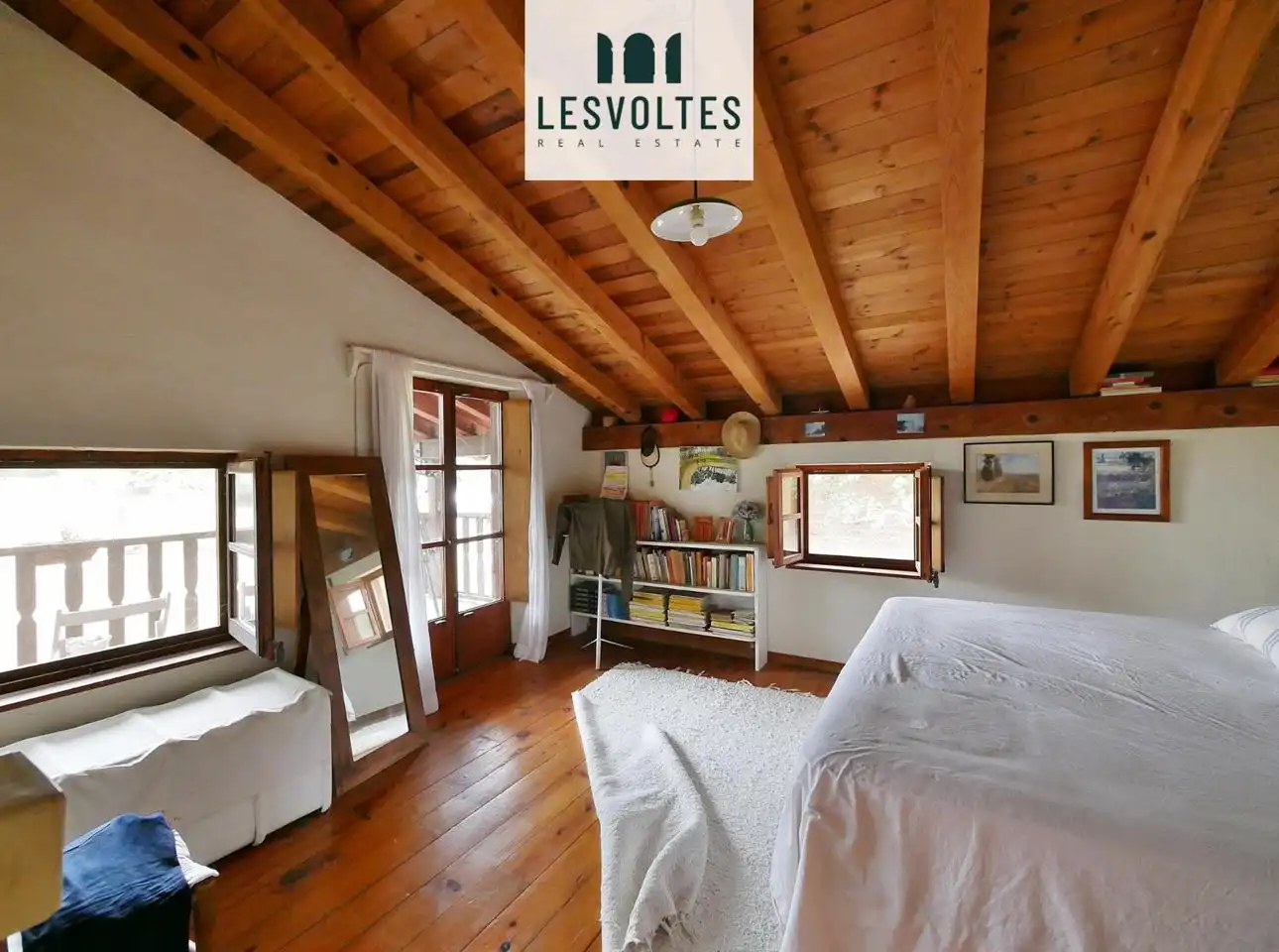 Bedroom of Houses for sale in Rupià  with Parquet flooring, Terrace and Swimming Pool
