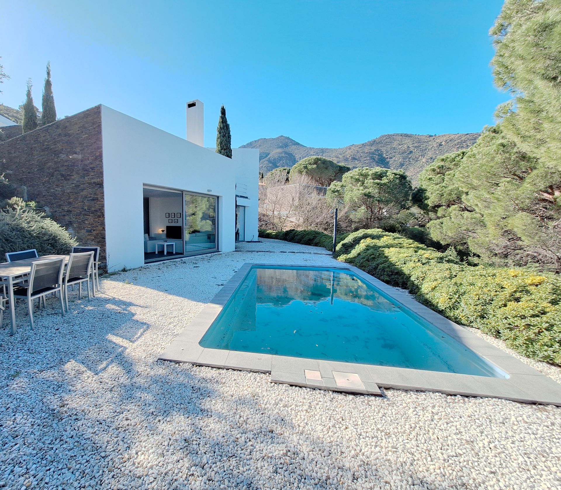 Exterior view of House or chalet for sale in La Selva de Mar  with Private garden, Terrace and Swimming Pool
