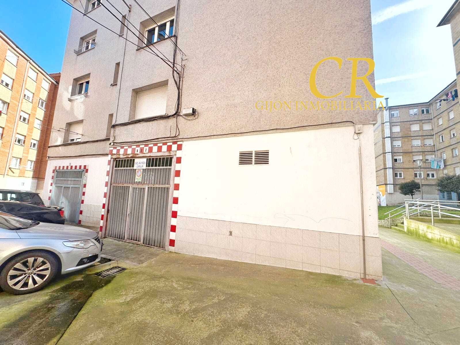 Vista exterior de Garaje en venta en Gijón 