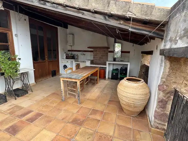 Küche von Haus oder Chalet zum Verkauf in Vilafamés mit Terrasse, Möbliert und Ofen