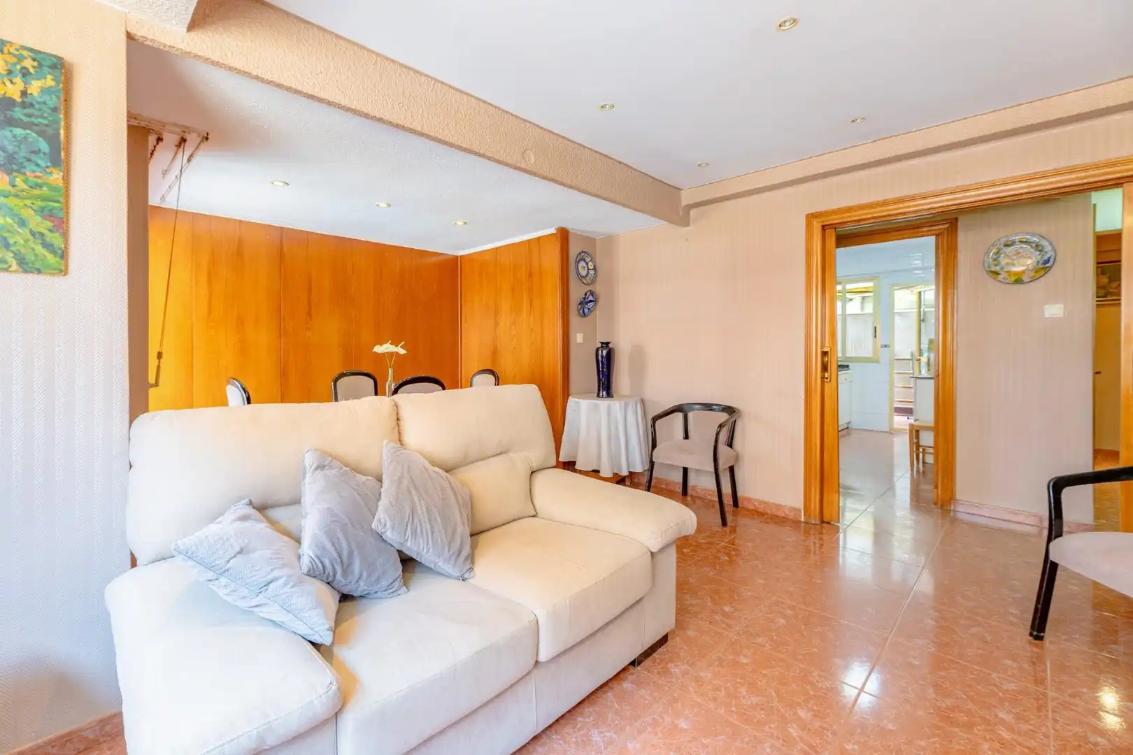Living room of Flat for sale in Quatre Carreres