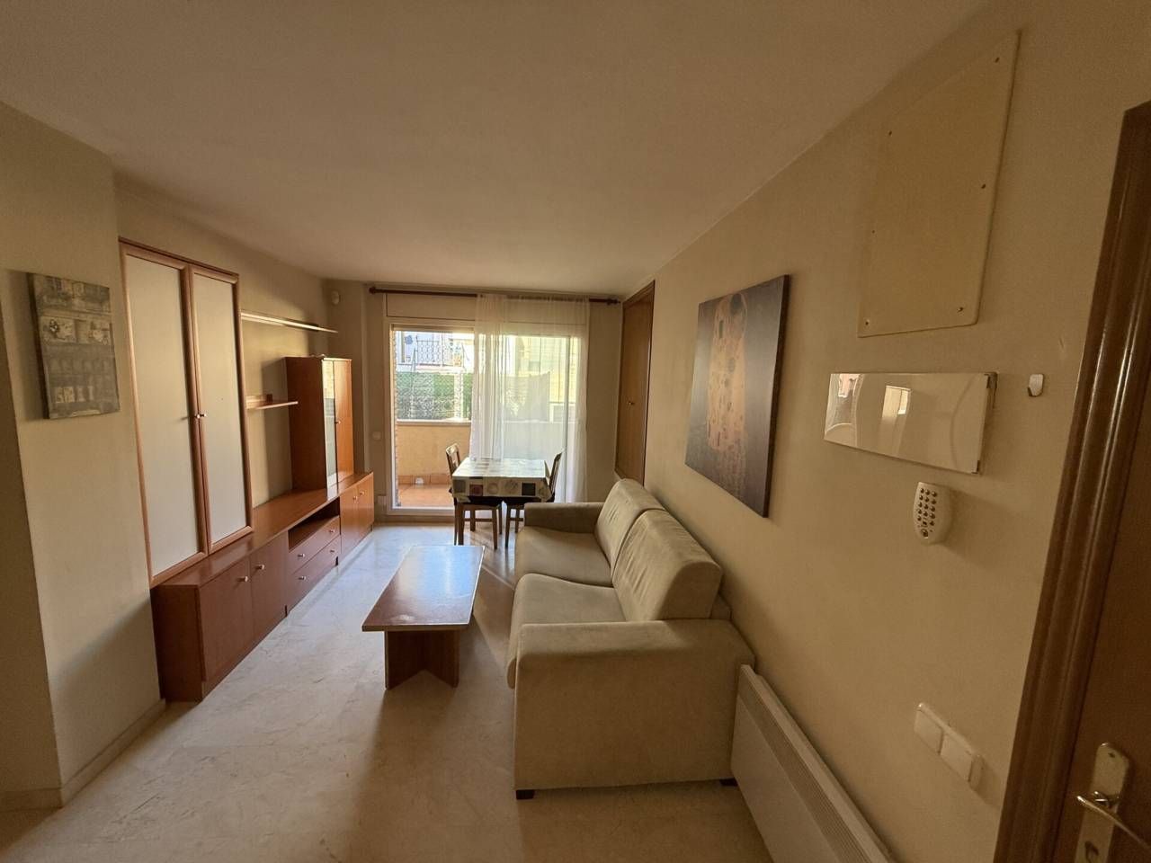 Living room of Flat to rent in Terrassa  with Heating, Terrace and Furnished