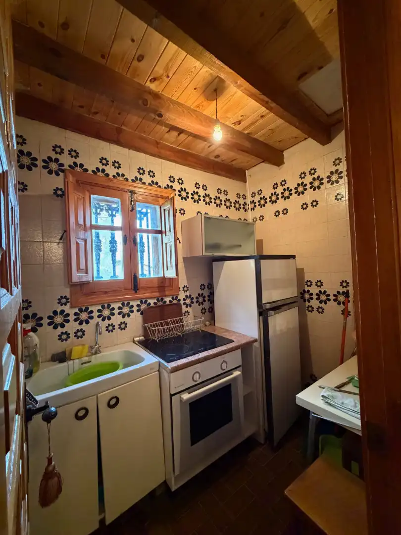 Cocina de Finca rústica en venta en Fombellida con Jardín privado, Terraza y Amueblado