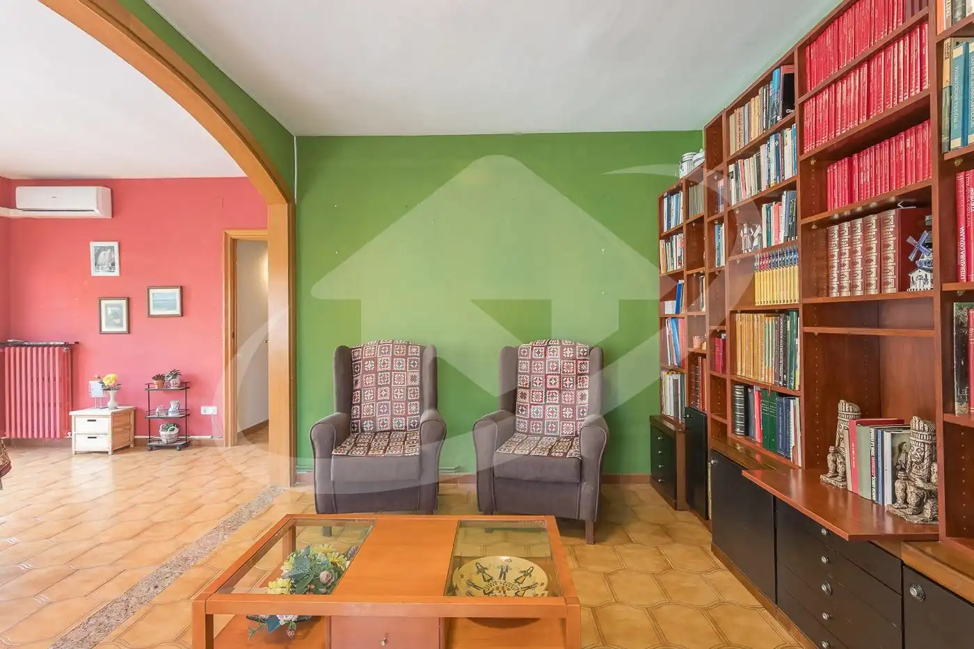 Wohnzimmer von Wohnung zum Verkauf in Sabadell mit Klimaanlage, Heizung und Balkon