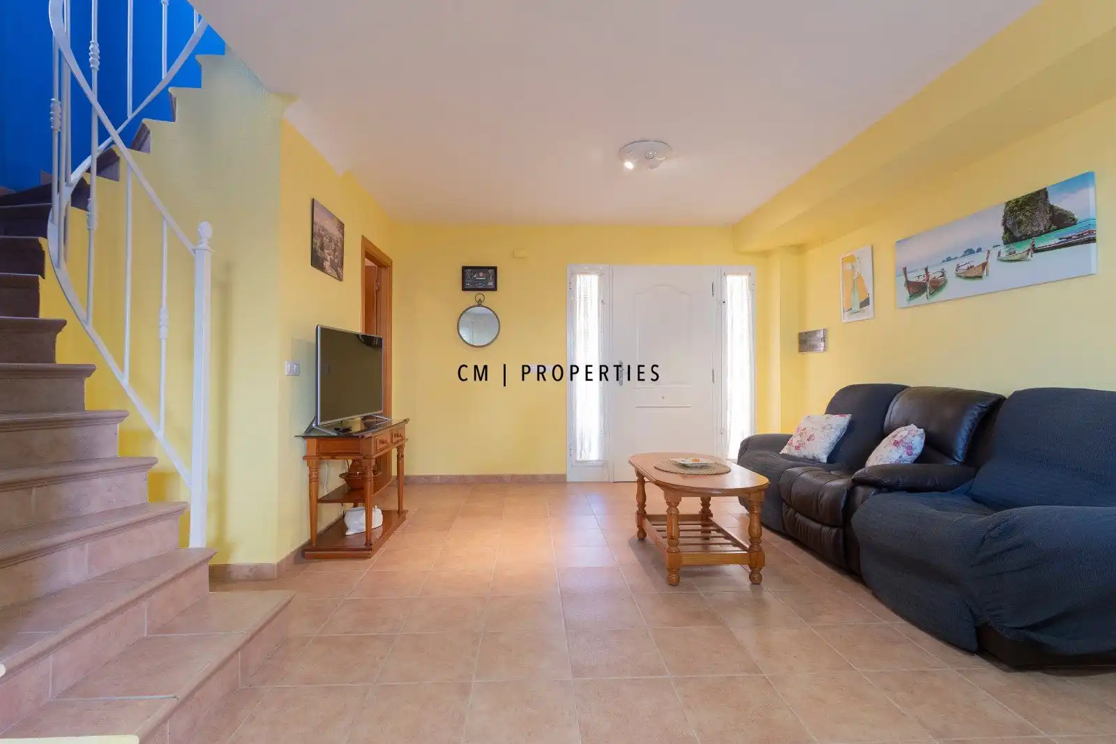 Living room of Detached homes for sale in Sagunto / Sagunt  with Air Conditioner, Terrace and Oven