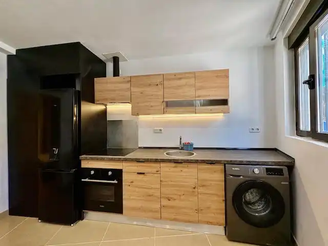 Kitchen of Flat for rent in El Álamo  with Air Conditioner, Heating and Furnished
