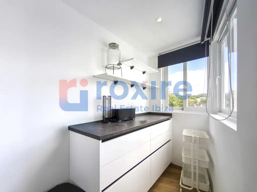 Küche von Maisonette zur Miete in Sant Josep de sa Talaia mit Klimaanlage, Terrasse und Möbliert