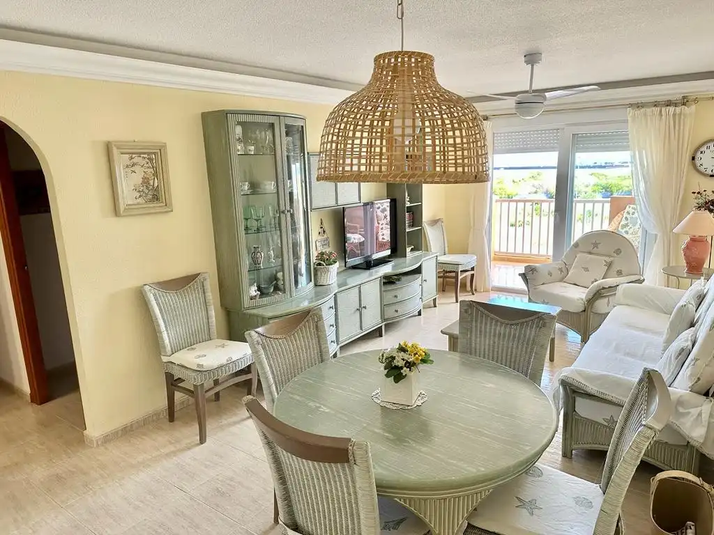 Dining room of Apartments for rent in La Manga del Mar Menor  with Heating, Terrace and Swimming Pool