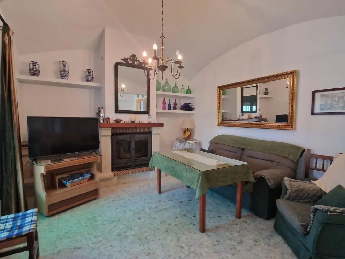 Sala de estar de Finca rústica en venta en Jerez de la Frontera con Aire acondicionado, Calefacción y Piscina