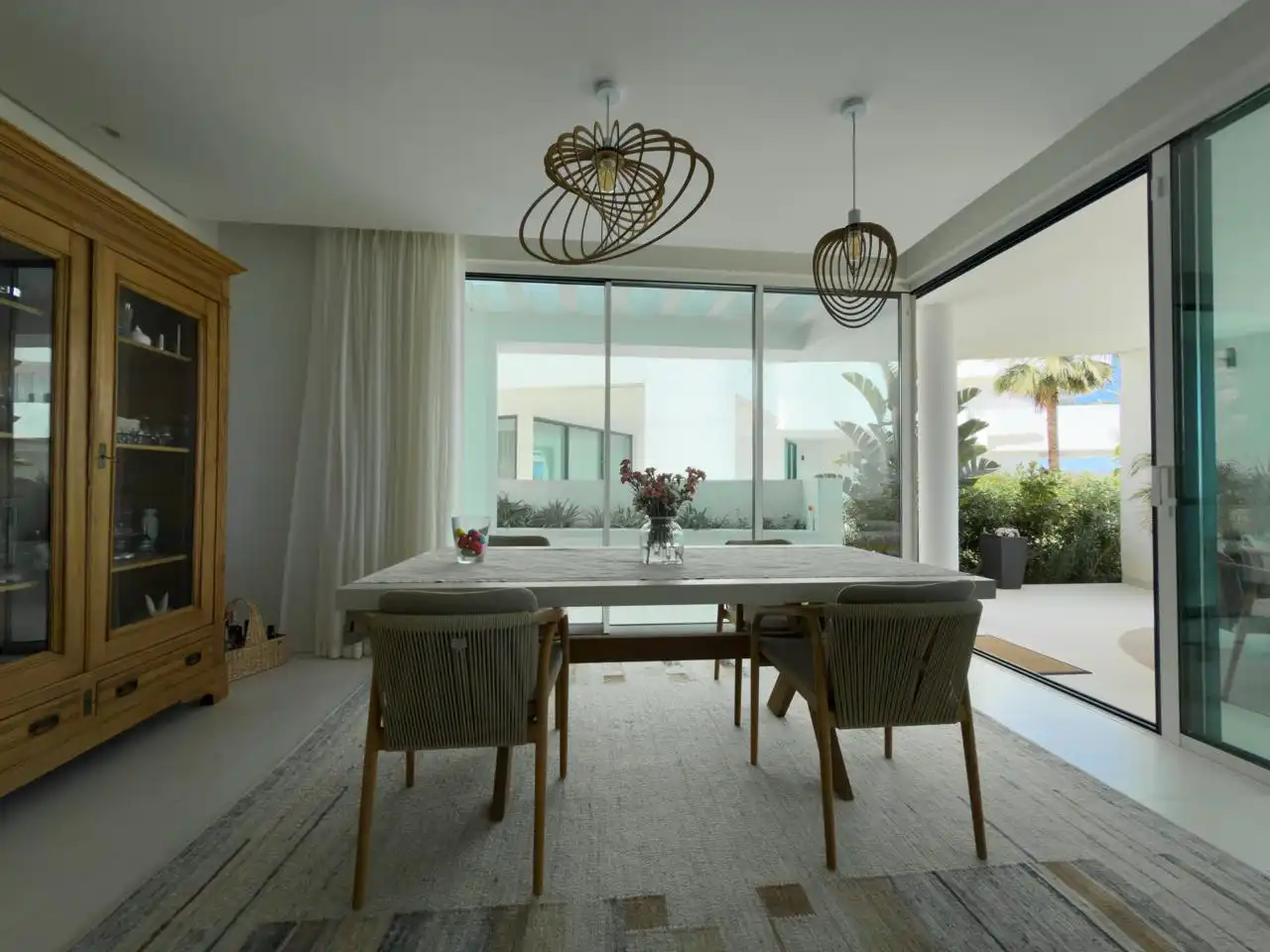 Comedor de Apartamento en venta en Ojén con Aire acondicionado, Calefacción y Jardín privado
