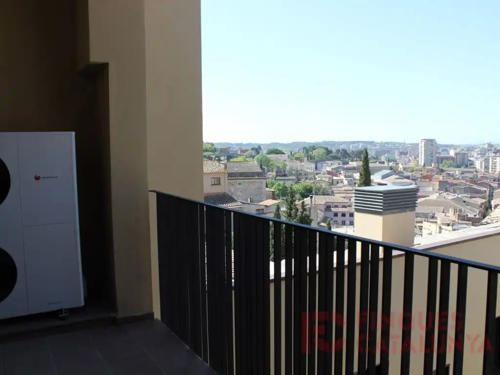 Balcony of Duplexes for sale in Girona  with Air Conditioner and Terrace
