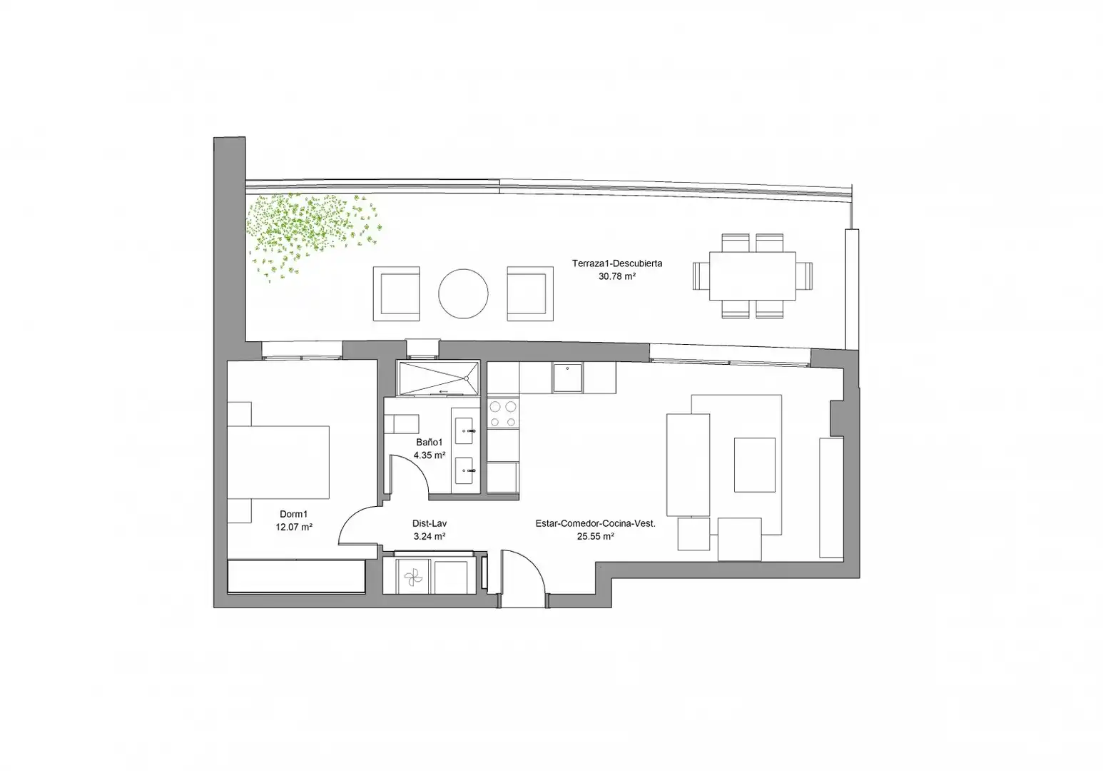 Apartamento con terraza en venta en El Pinillo, imagen 10