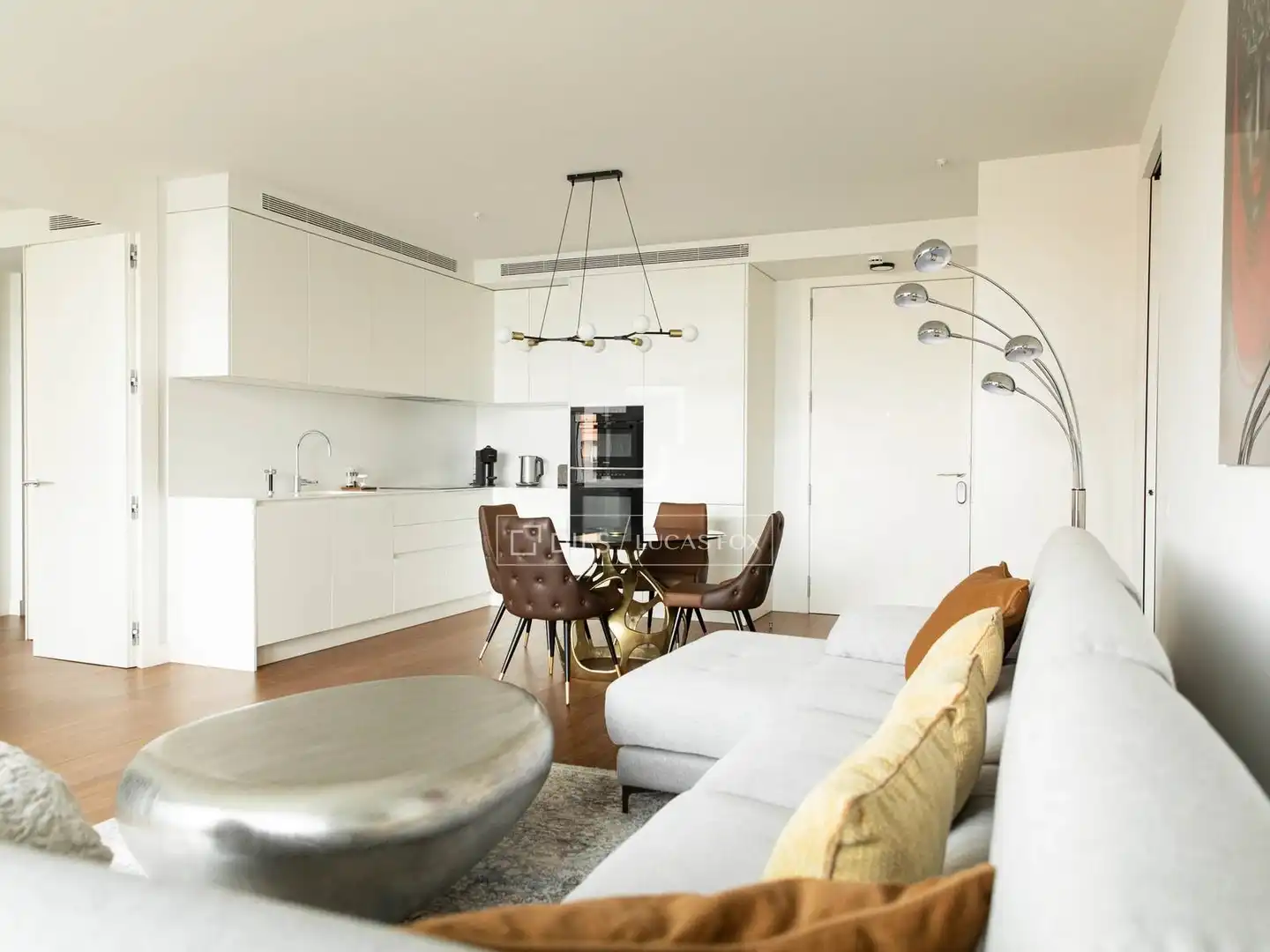 Sala d'estar de Pis de lloguer en Barcelona amb Aire condicionat, Calefacció i Terrassa