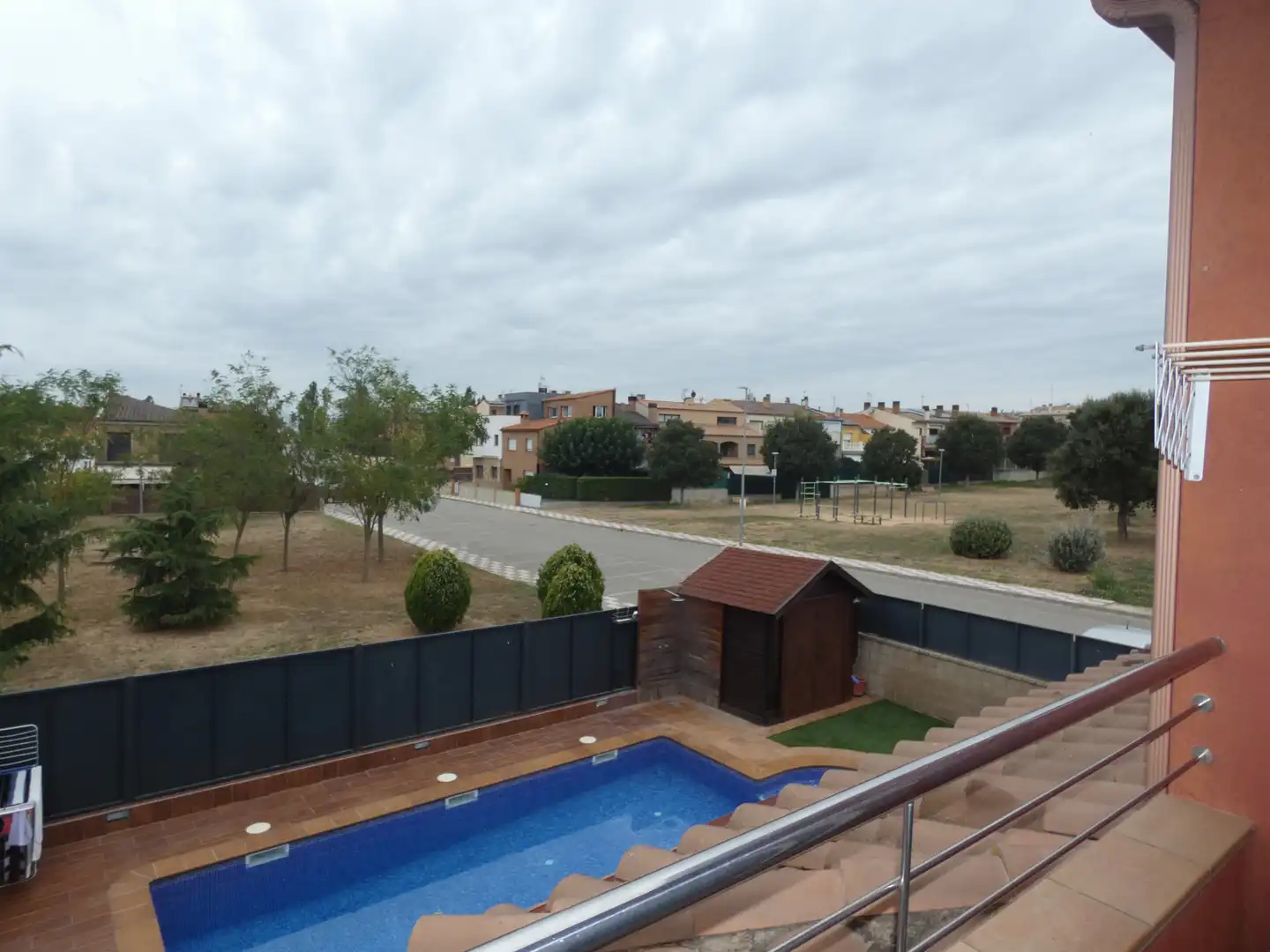 Swimming pool of Houses for sale in Llagostera  with Air Conditioner, Heating and Private garden