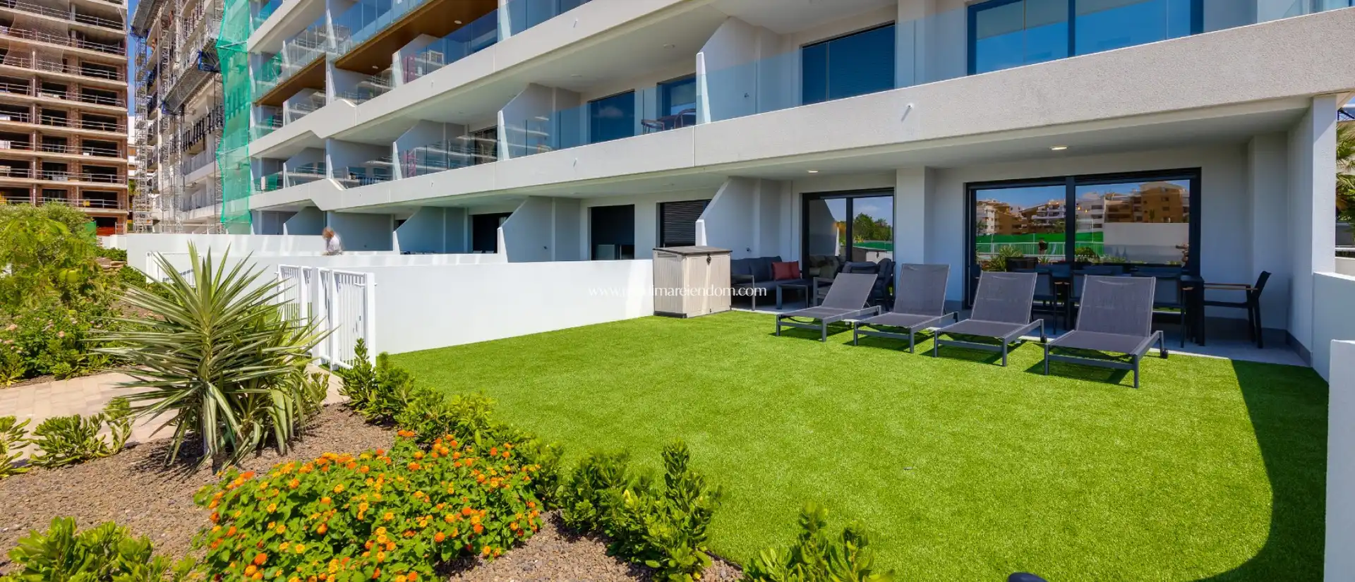 Terrace of Flat for sale in Orihuela  with Air Conditioner, Heating and Private garden