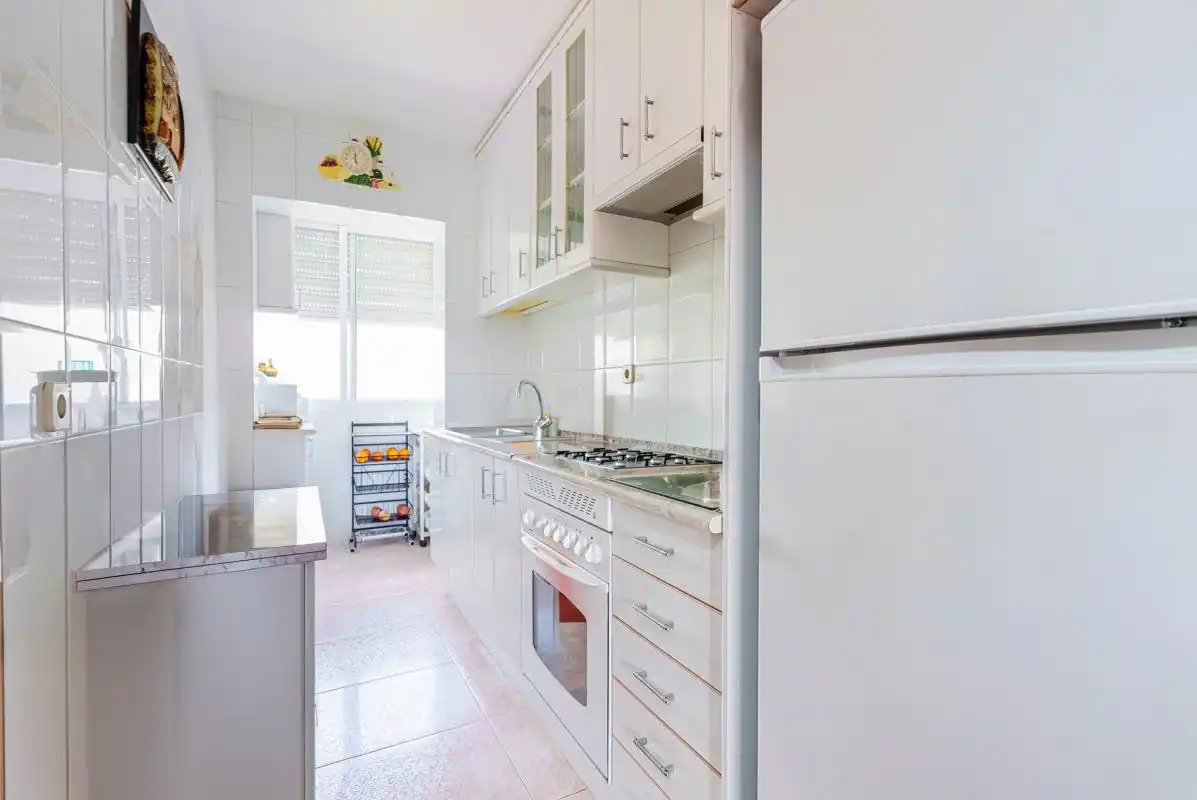 Kitchen of Flat for sale in Madrid  with Heating, Terrace and Furnished