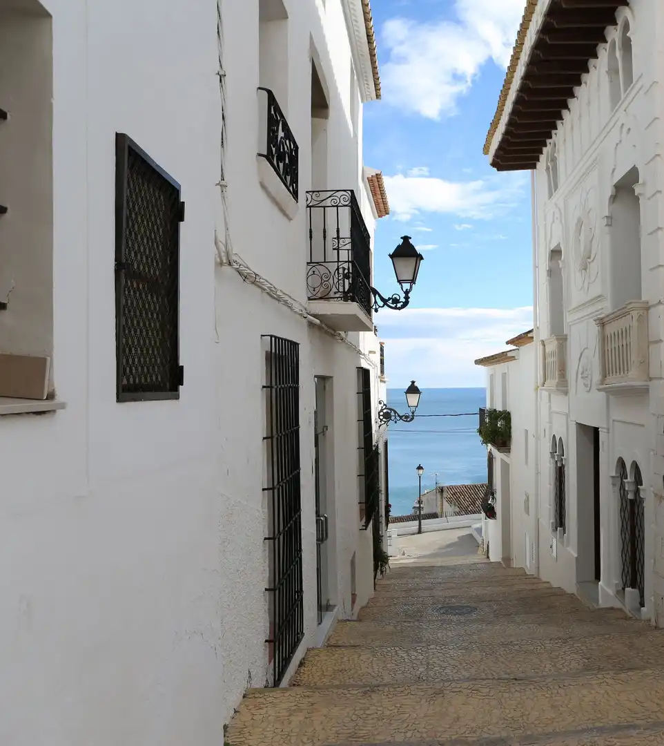 Außenansicht von Country house zum Verkauf in Altea mit Klimaanlage, Abstellraum und Schwimmbad