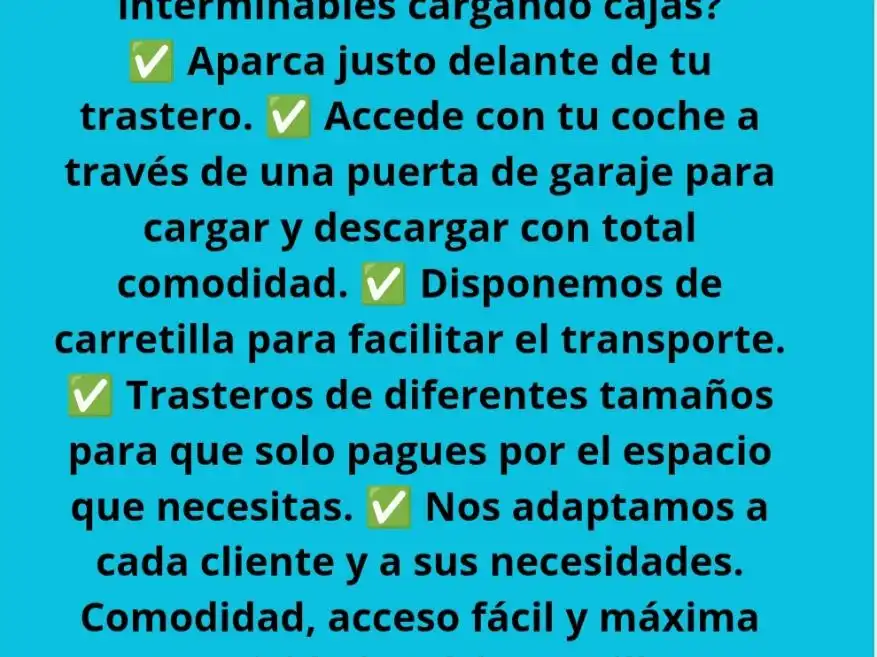 Aparcament de Traster de lloguer en Vilagarcía de Arousa amb Alarma
