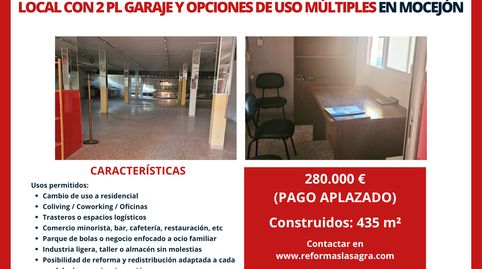 LOCAL de 435 m² con OPCIONES de USO MÚLTIPLES en MOCEJÓN (PAGO APLAZADO)