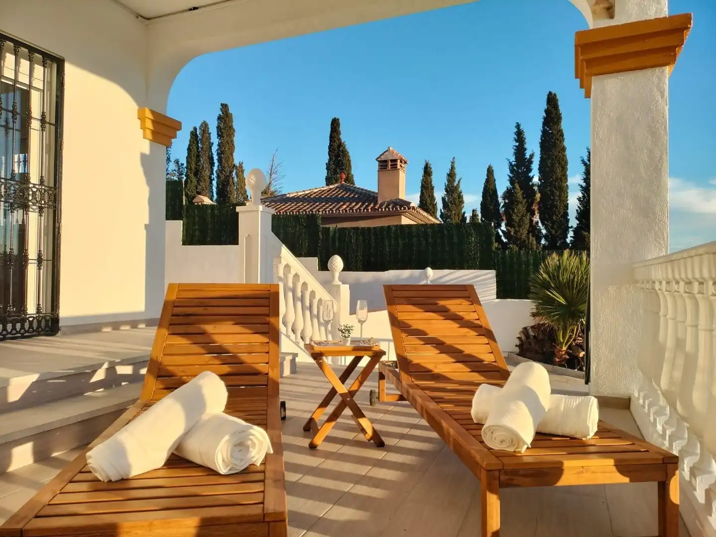 Terraza de Casa o chalet en venta en Benalmádena con Aire acondicionado, Calefacción y Jardín privado