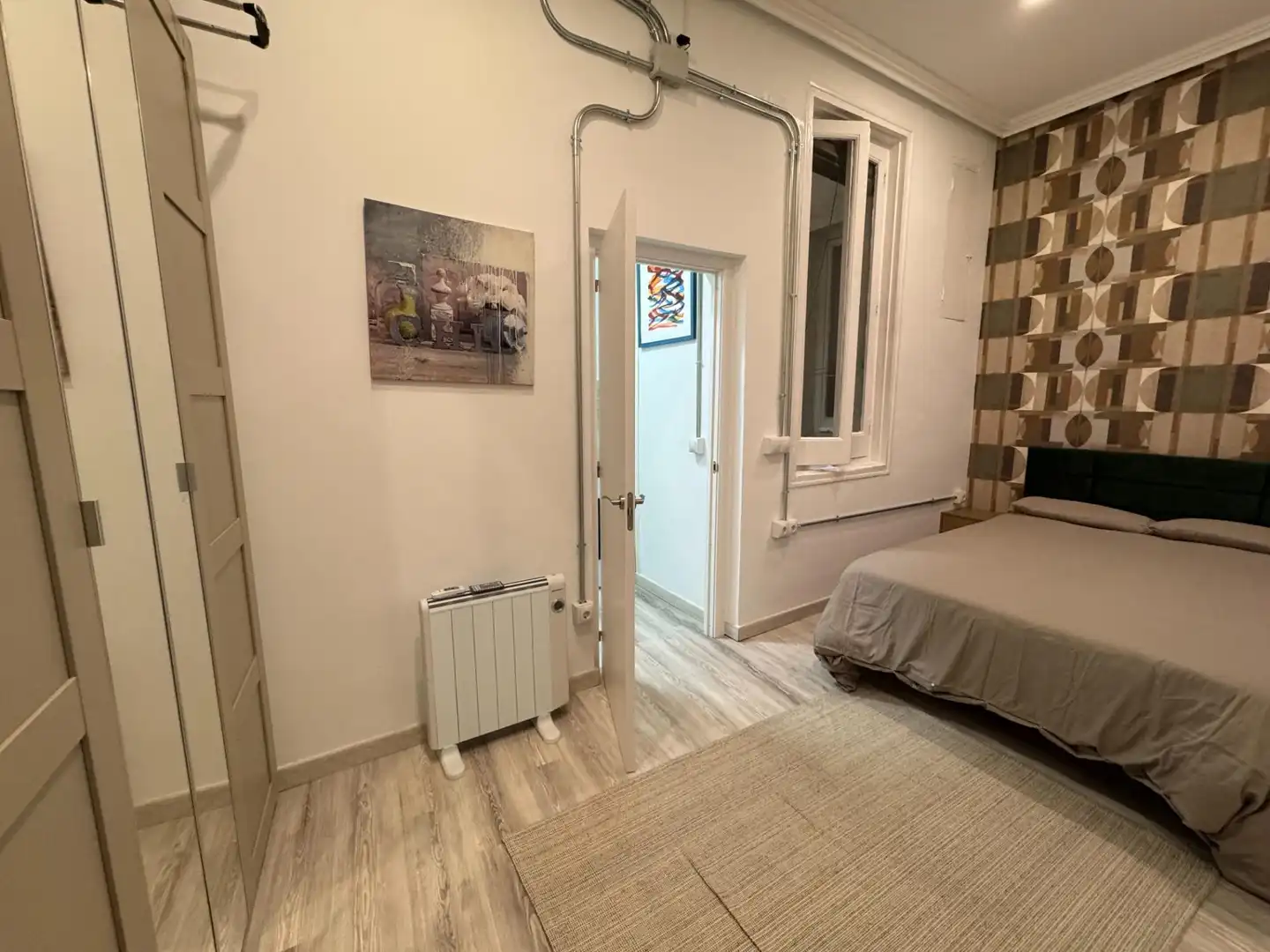 Schlafzimmer von Wohnung zum Verkauf in Madrid mit Klimaanlage, Heizung und Möbliert