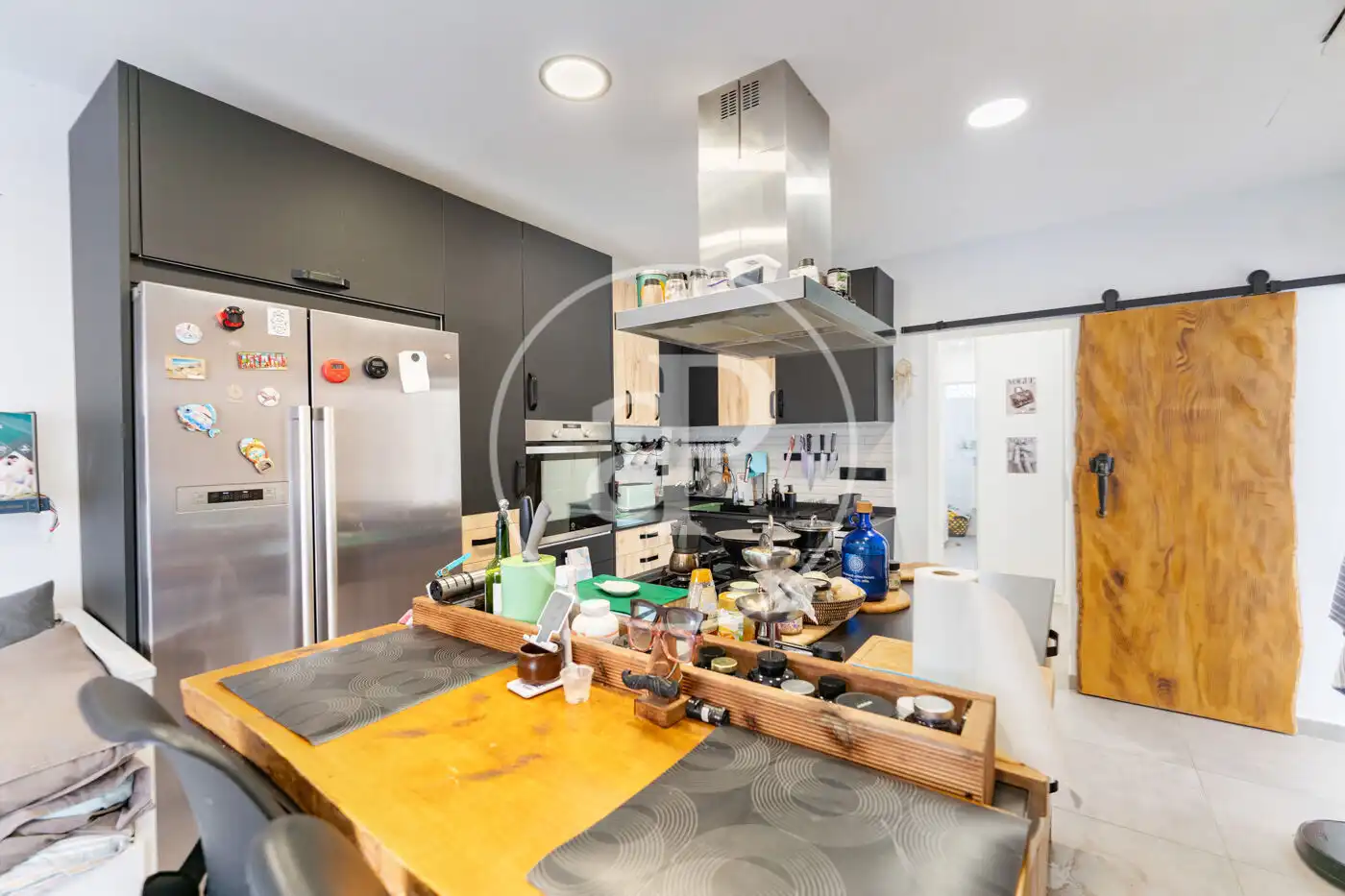 Küche von Wohnung zum Verkauf in  Palma de Mallorca mit Klimaanlage, Privatgarten und Terrasse