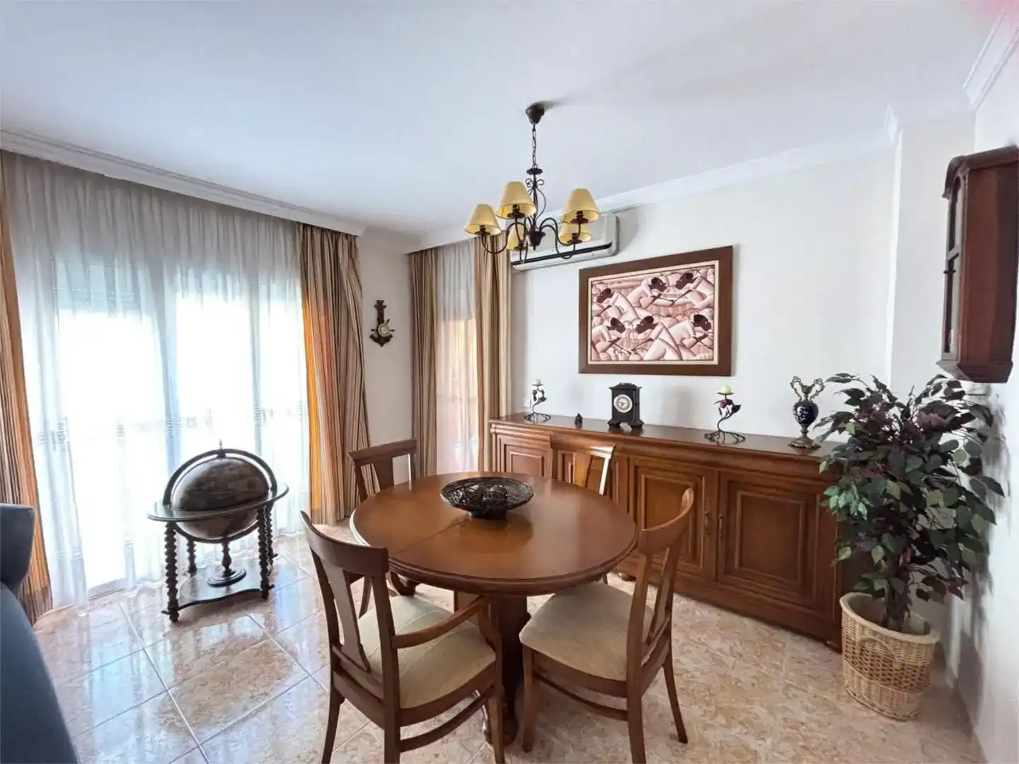 Dining room of Flat for sale in Mijas  with Air Conditioner and Balcony