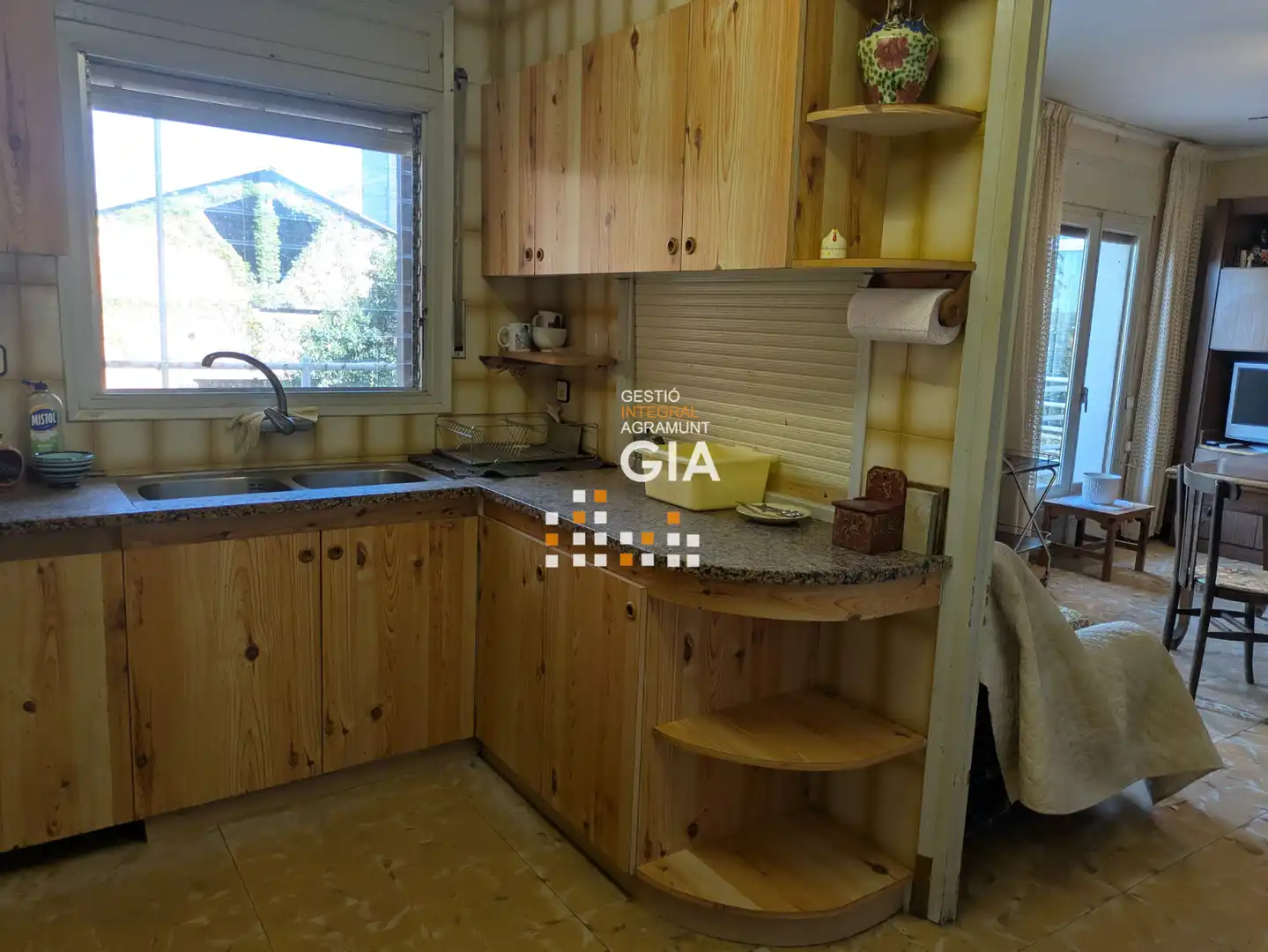 Cocina de Piso en venta en Agramunt con Calefacción, Terraza y Amueblado