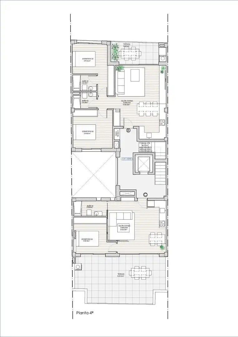 Penthouse mit Aufzug zum Verkauf in Pueblo, imagen 20