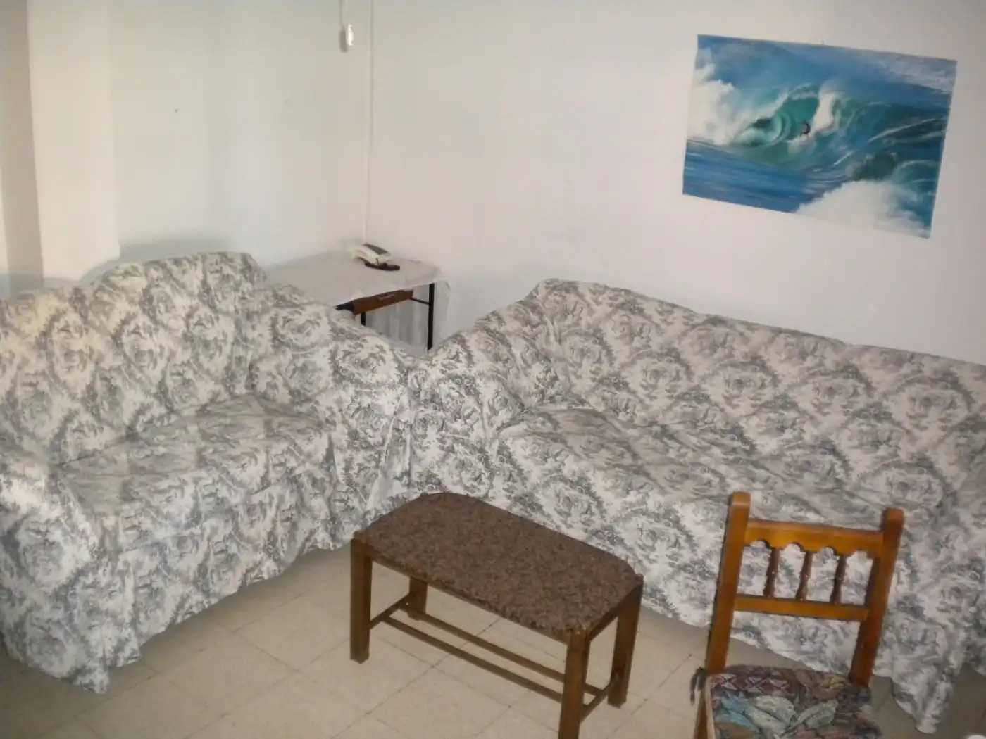 Living room of Flat for rent in Granada  with Heating, Terrace and Furnished