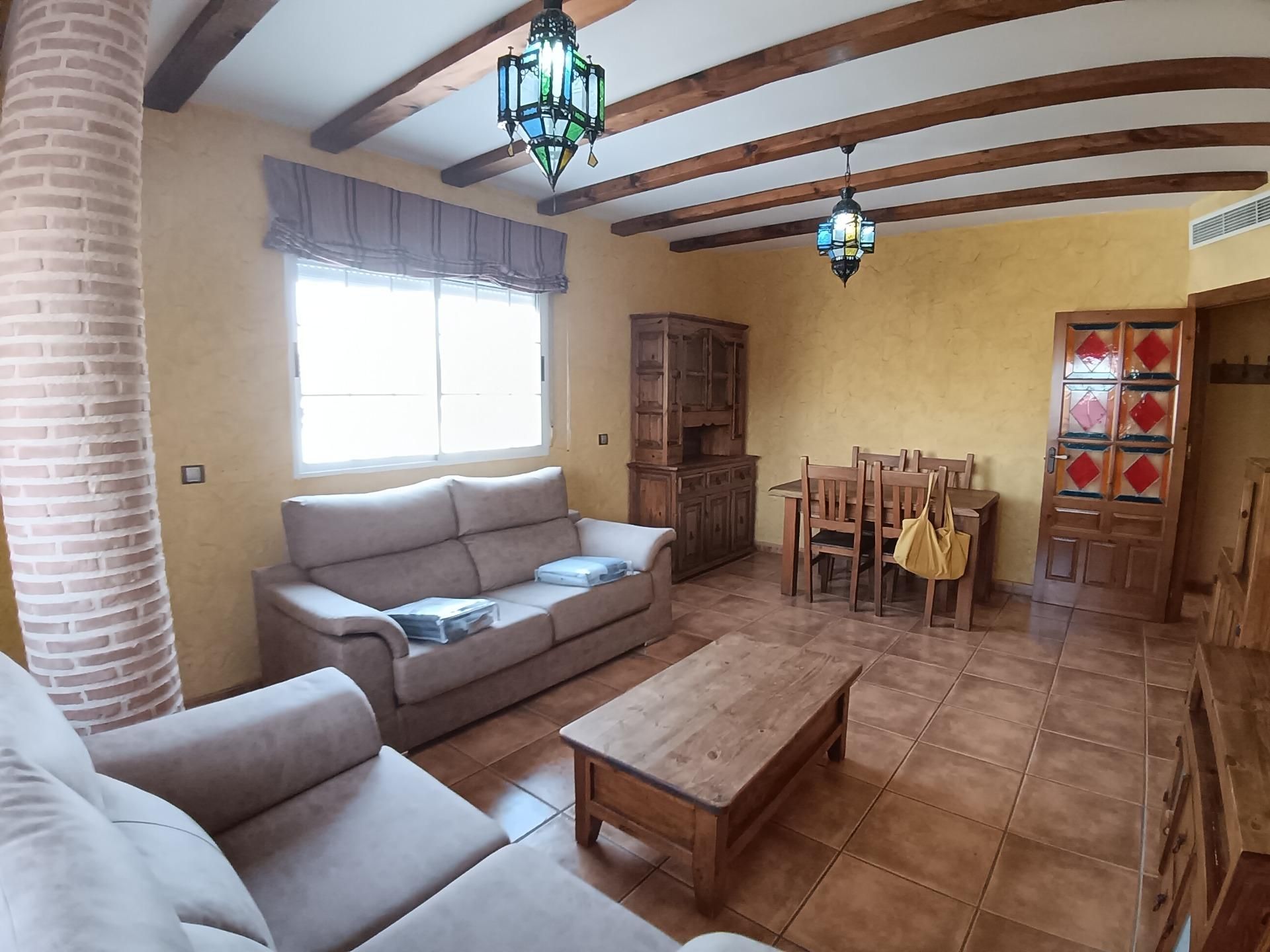 Sala de estar de Piso de alquiler en  Murcia Capital con Aire acondicionado y Amueblado