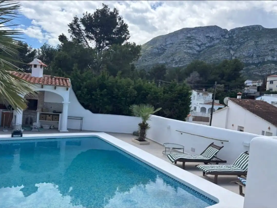 Exterior view of Houses for sale in Dénia  with Air Conditioner, Private garden and Terrace